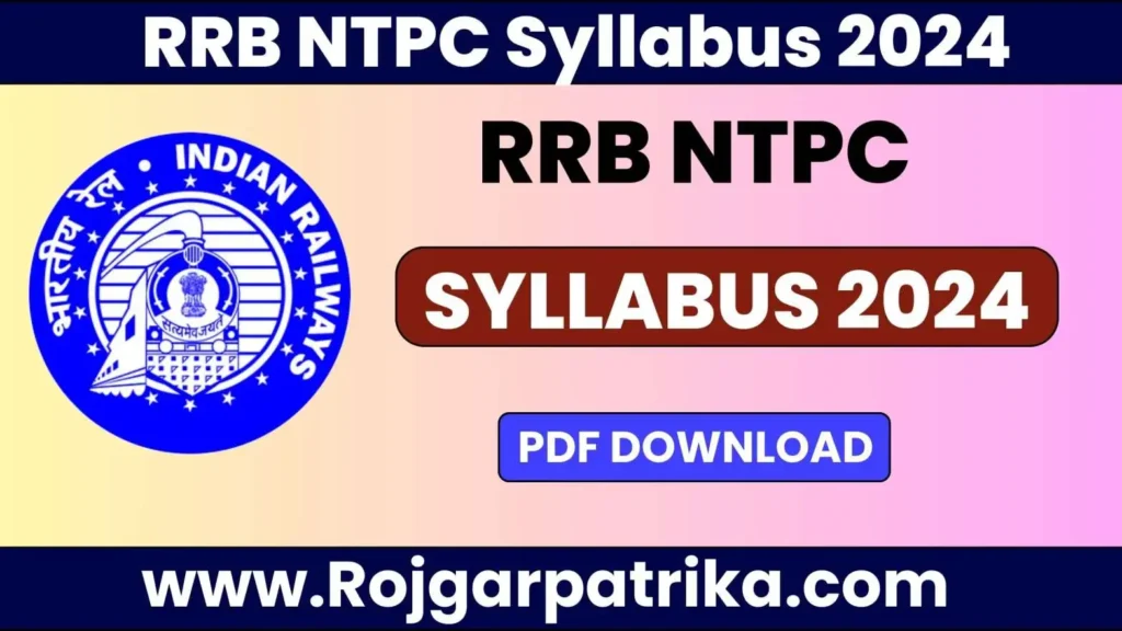 Rrb Ntpc Syllabus 2024 Pdf Download In Hindi