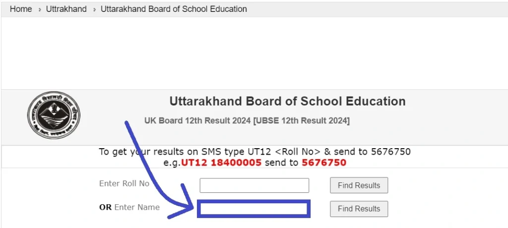 Uttarakhand Board Class 12Th Result By Name