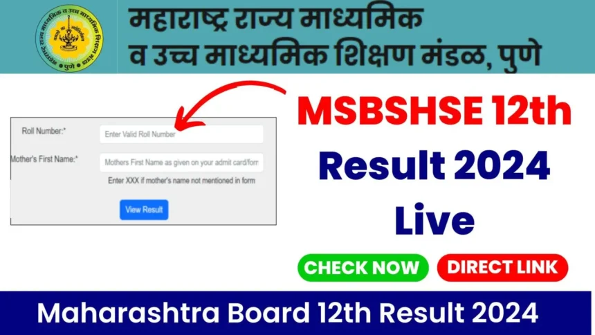 12Th Result 2024 Maharashtra Board