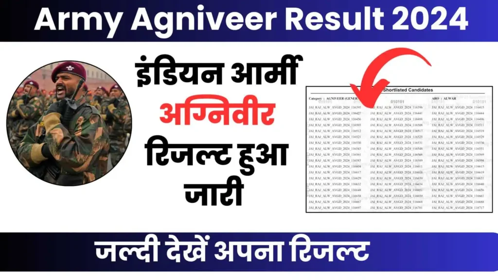 Army Agniveer Result 1
