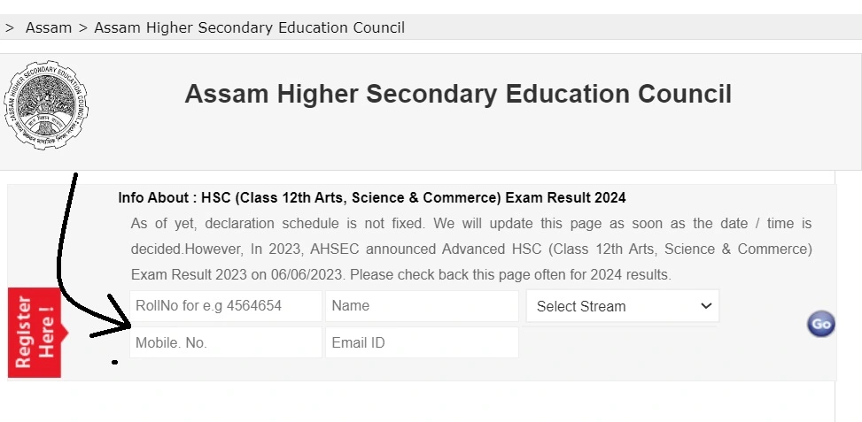 Check Assam 12Th Result 2024 By Name
