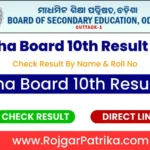 Bse Odisha Board 10Th Result 2024